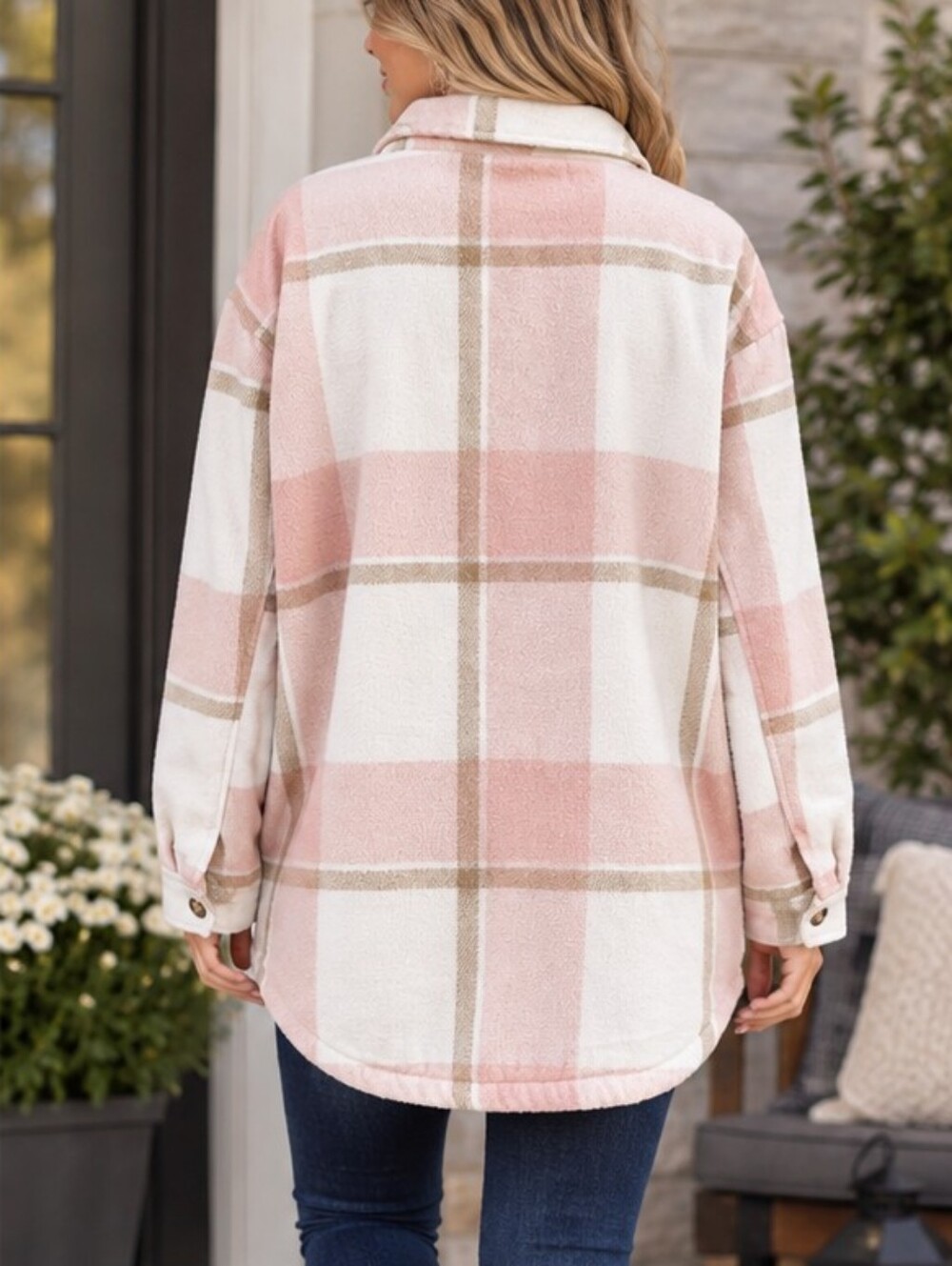 Members Mark Sherpa-Lined Plaid Shirt Jacket – Size XL - Picture 2 of 10